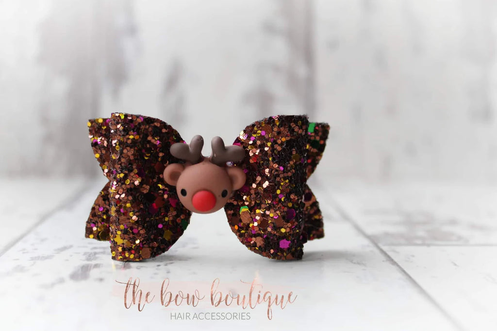 Medium deluxe Christmas bow | Clip, headband or bobble