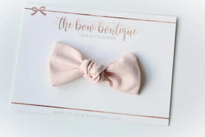 Linen knot bows - 10 Colours