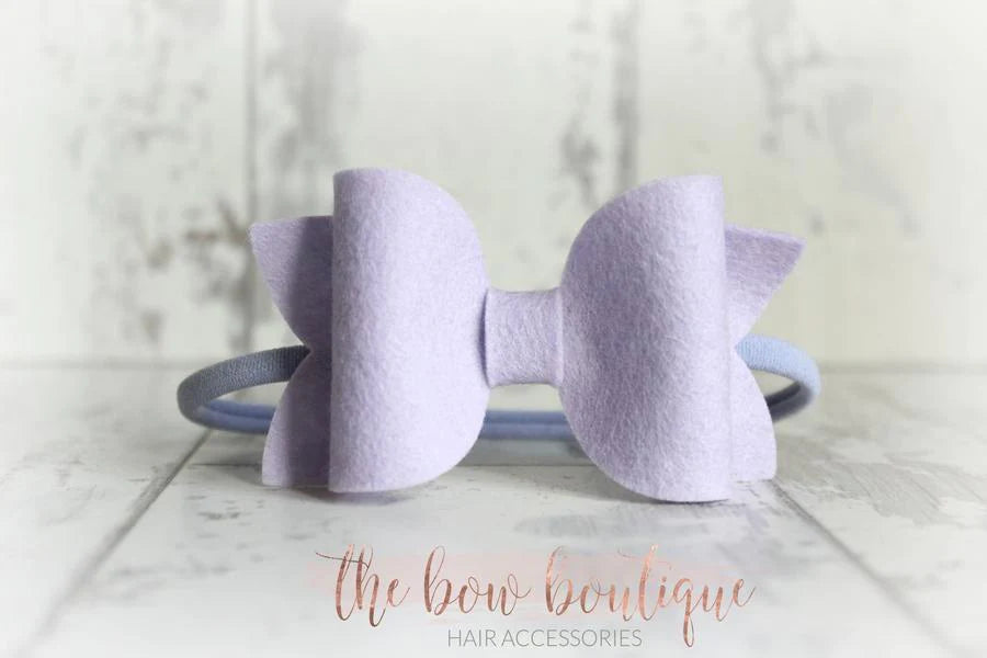 Large deluxe felt bows | 25 Colours