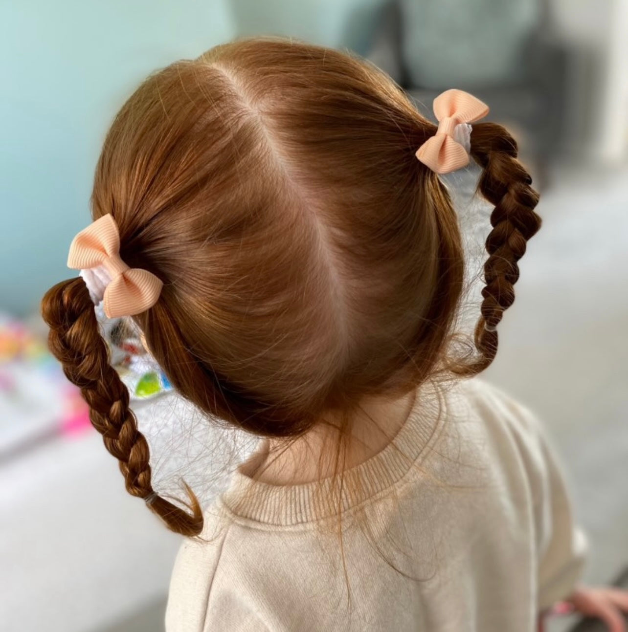 Mini pinch bows | 35 Colours | Clips, headband & bobbles