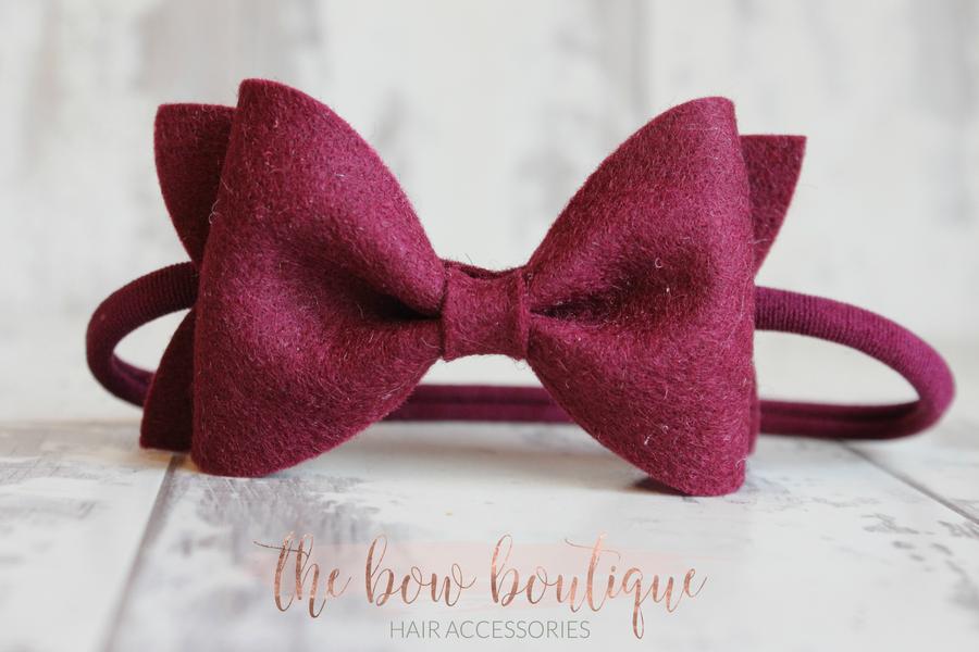 Large luxury felt bows | 23 Colours