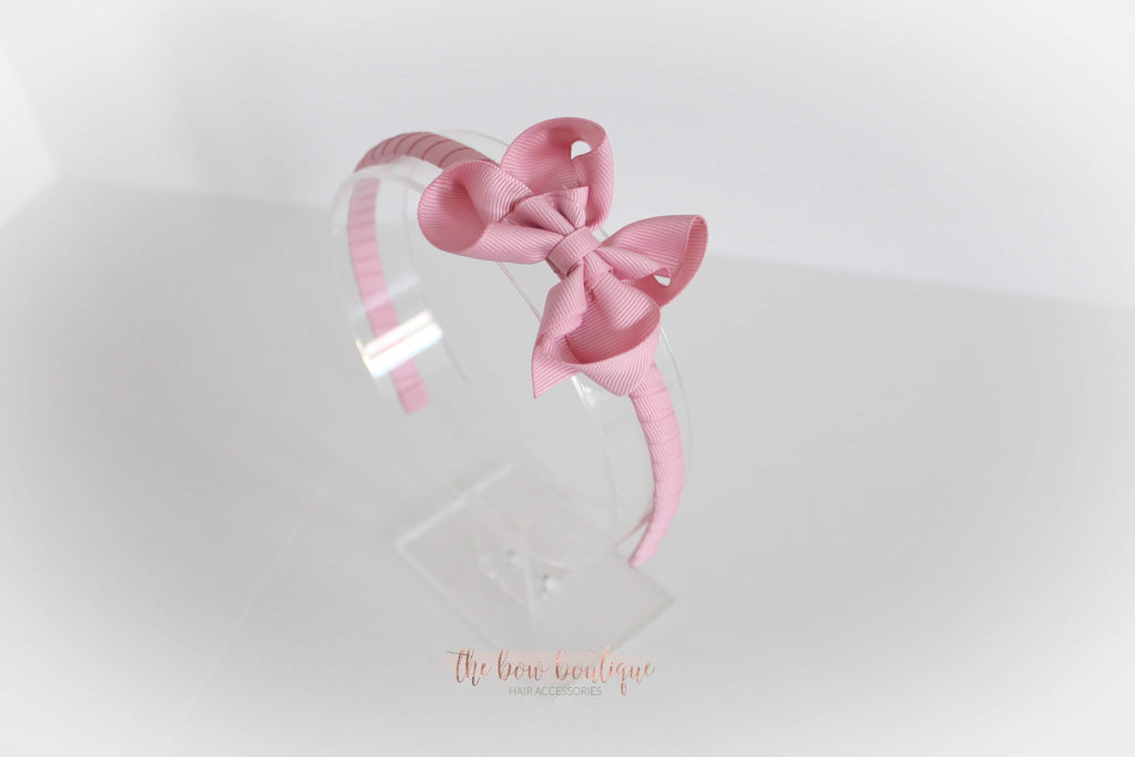 Ribbon bow alice band headband | 32 colours