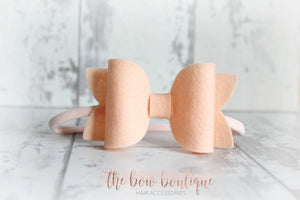 Large deluxe felt bows (25 Colours)