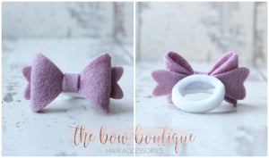 Mini baby felt bows (25 Colours)