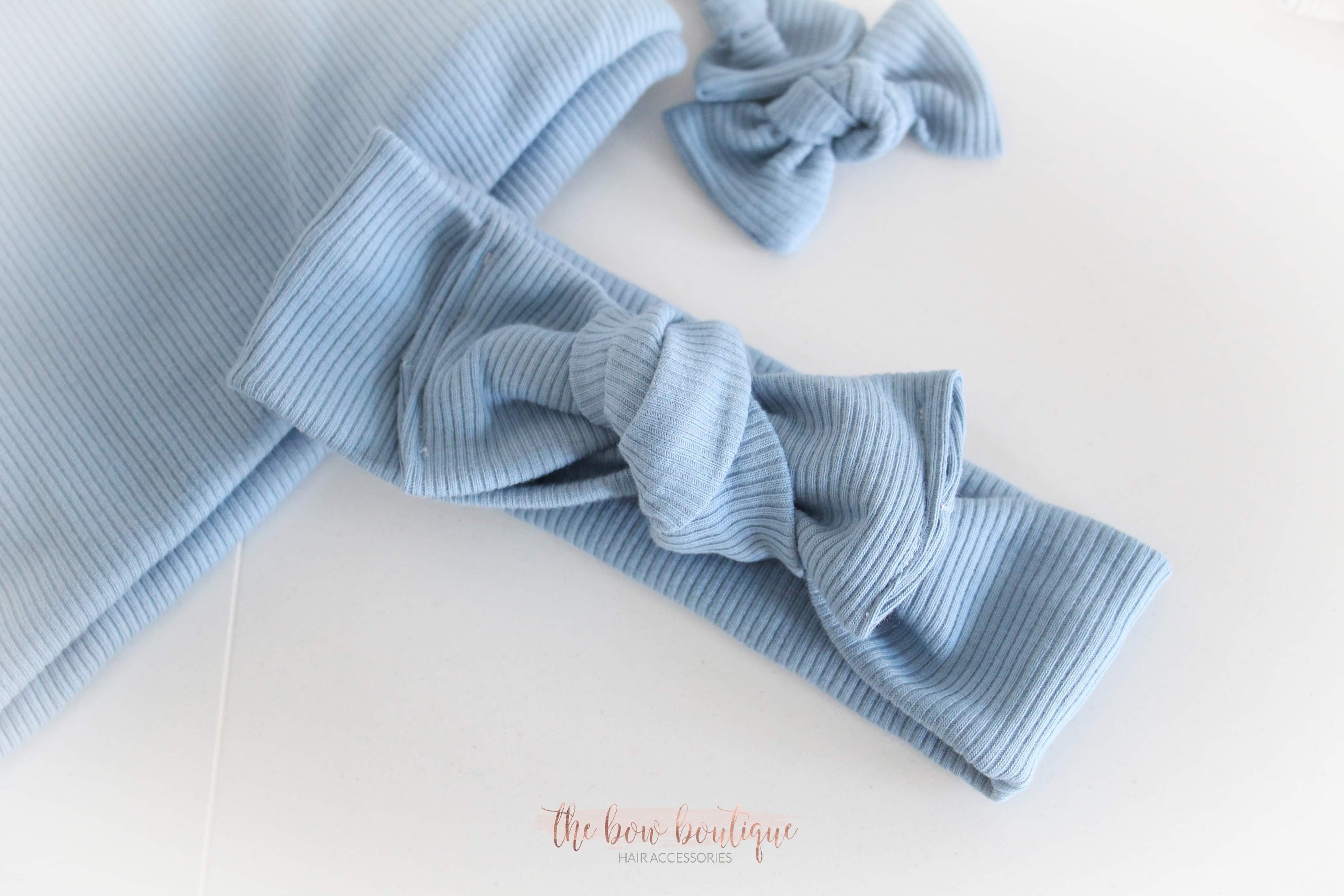 Powder blue headwrap