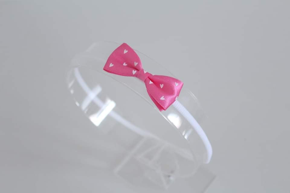 Heart pinch bows | Clip, headband, bobble or alice band