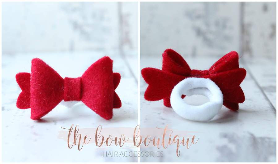 Mini baby felt bows | 25 Colours | Clip or bobble