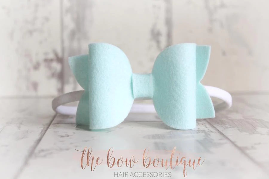 Large deluxe felt bows | 25 Colours