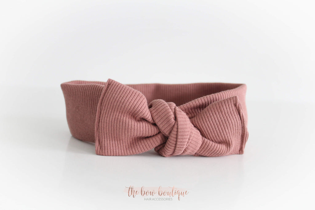 Clay pink headwrap