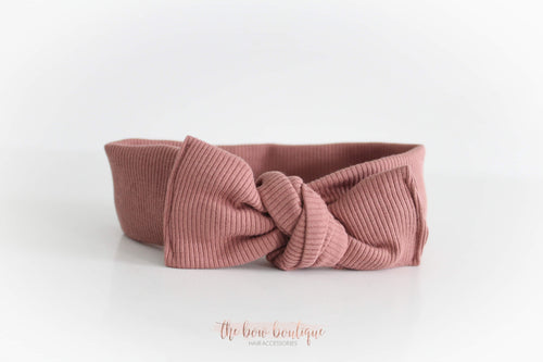 Clay pink headwrap