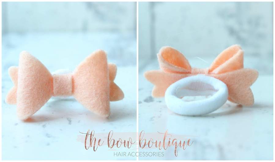 Mini baby felt bows | 25 Colours | Clip or bobble