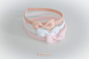 The peachy Alice headband set
