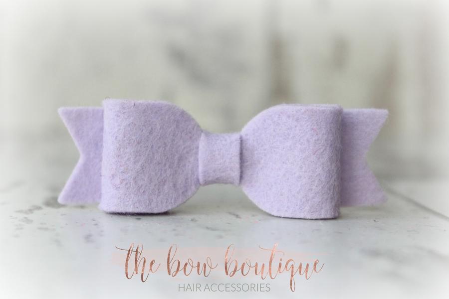 Small felt bows | 25 Colours | Clip or headband