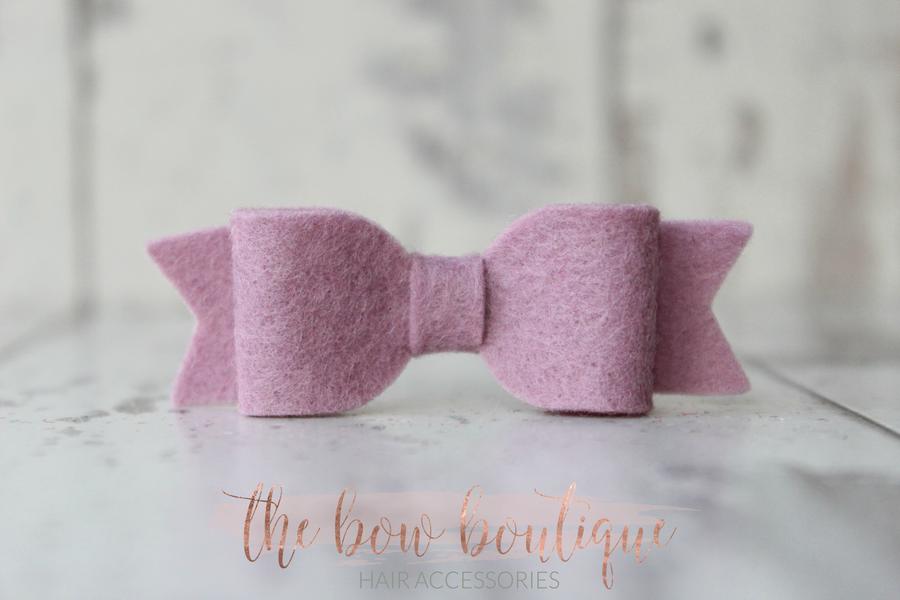 Small felt bows | 25 Colours | Clip or headband