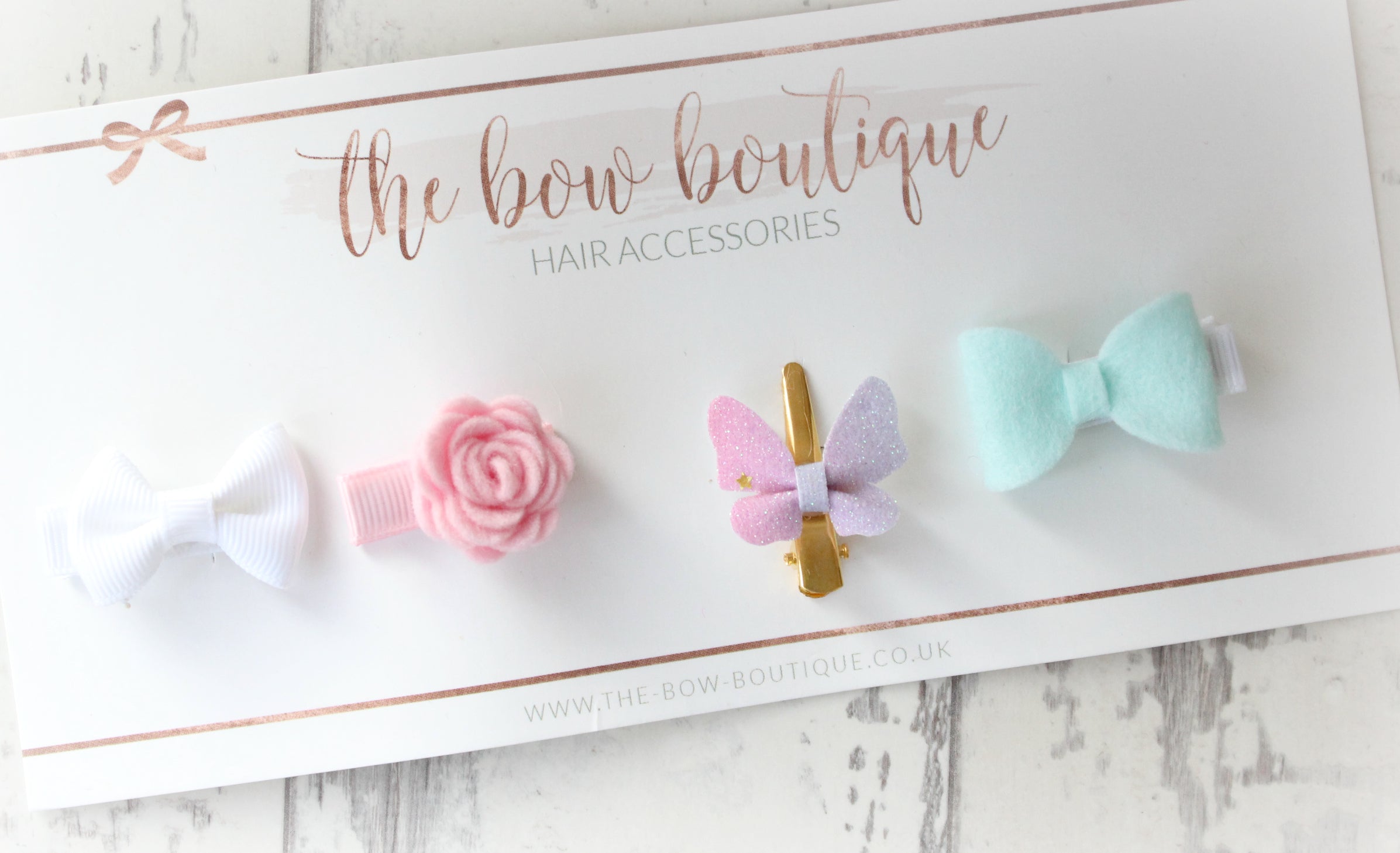 My first mini pastel fringe clip set