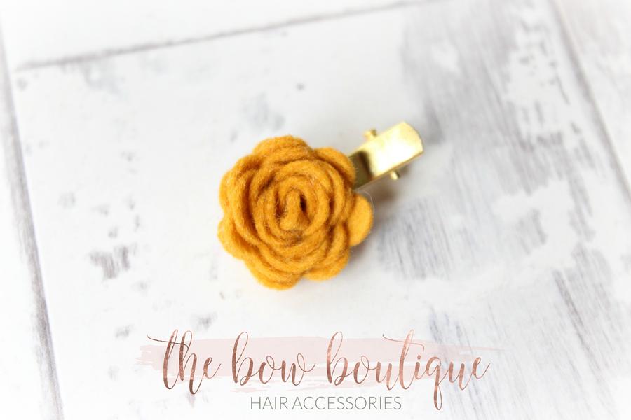Mini felt flowers | 25 Colours