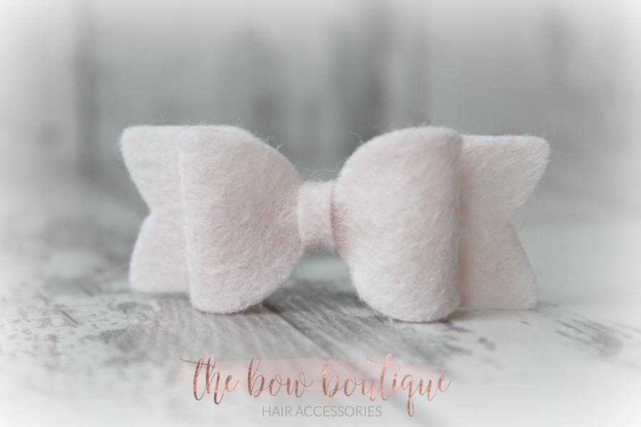 Small chunky felt bows | 25 Colours | Clip or headband