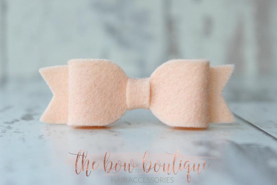 Small felt bows | 25 Colours | Clip or headband