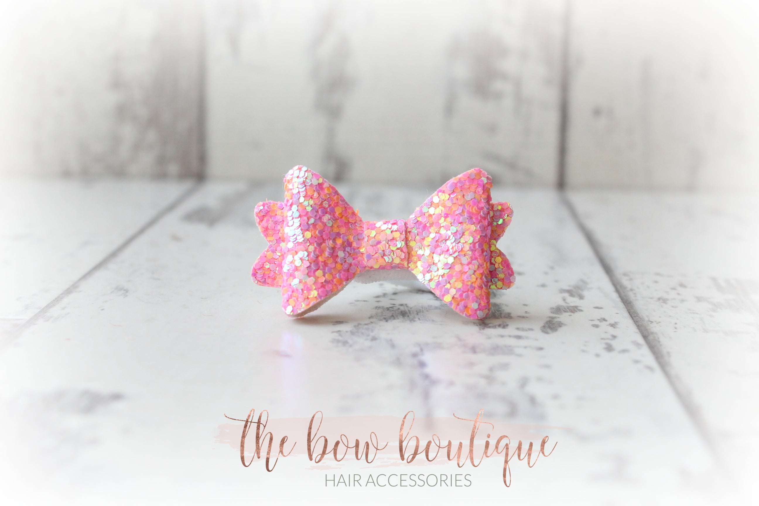 Mini baby glitter bows | 20 Colours | Clip or bobble