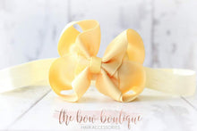 Load image into Gallery viewer, Ribbon bow headbands (20 Colours)