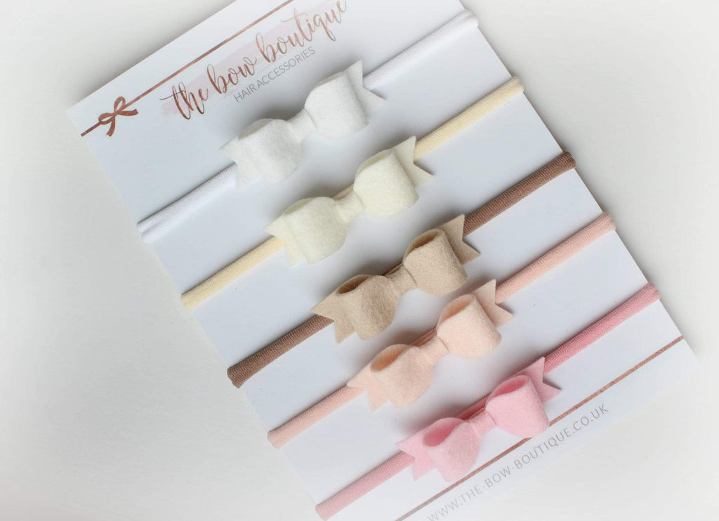My first neutral small headband set
