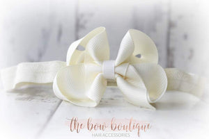 Ribbon bow headbands (20 Colours)