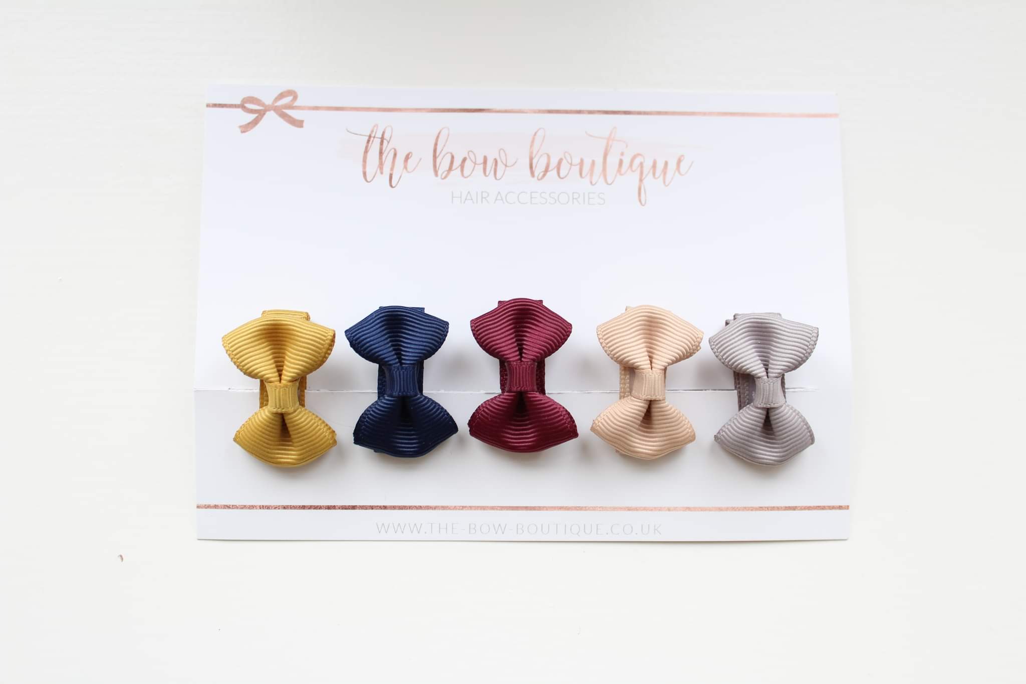 My first autumn mini pinch bows I Clips or bobbles