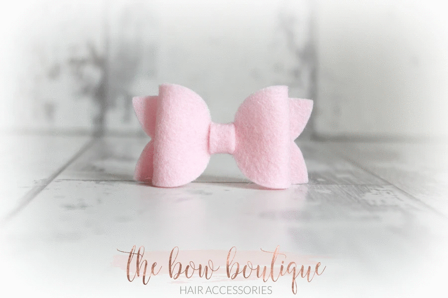 Mini deluxe felt bows | 25 Colours | Clip or headband