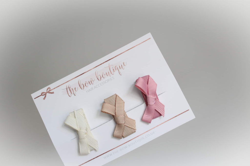 My first ribbon bow clip sets  | 9 sets