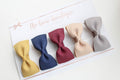 Autumn pinch bow set | Clips or bobbles | Standard size