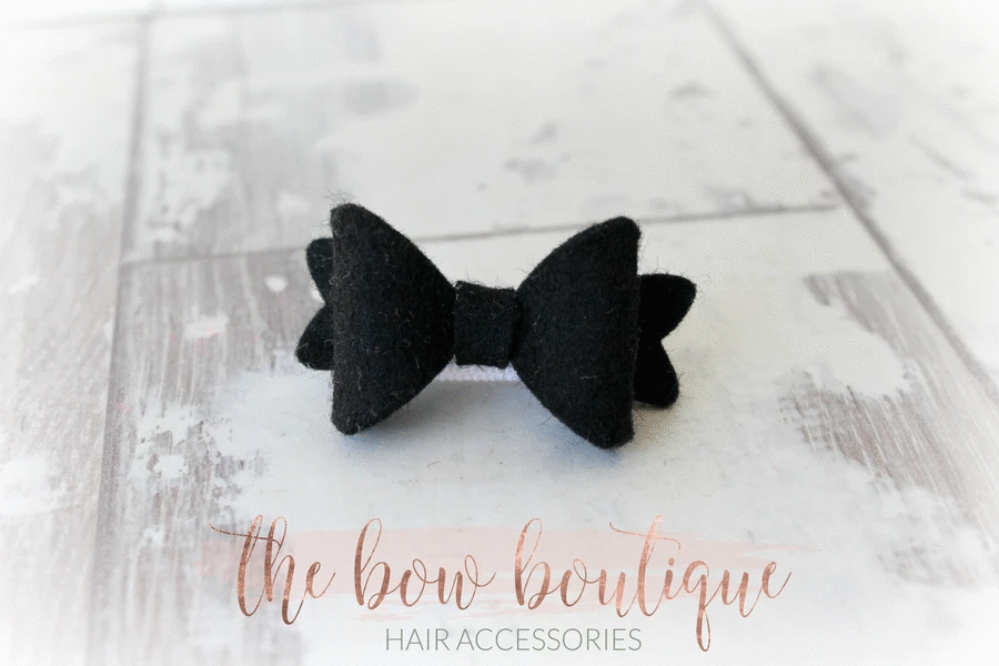 Mini baby felt bows | 25 Colours | Clip or bobble