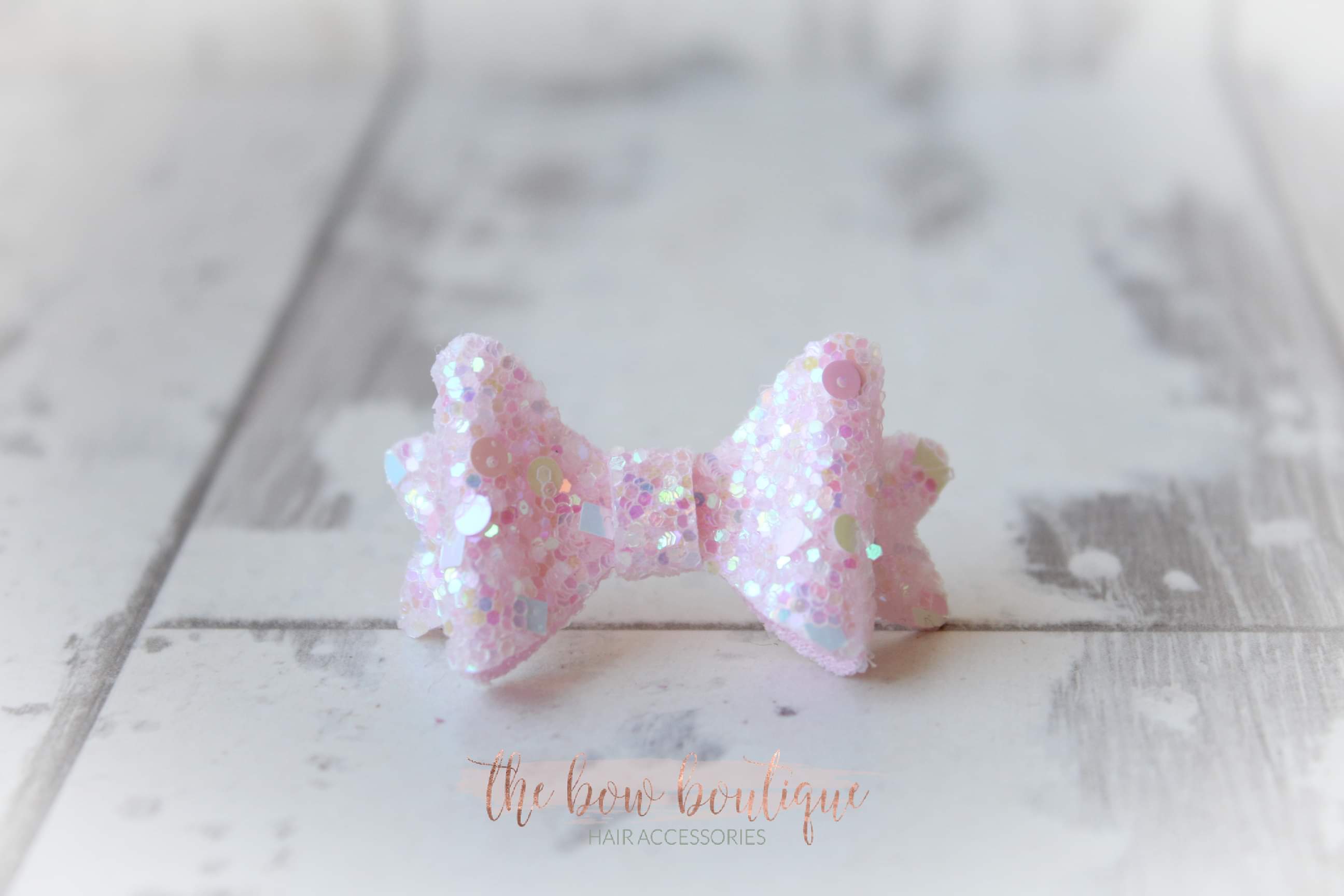 Mini baby glitter bows | 20 Colours | Clip or bobble