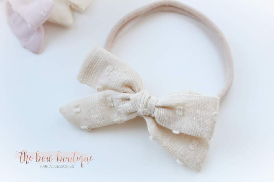 Olivia | Timeless bows | Clip, headband or bobble