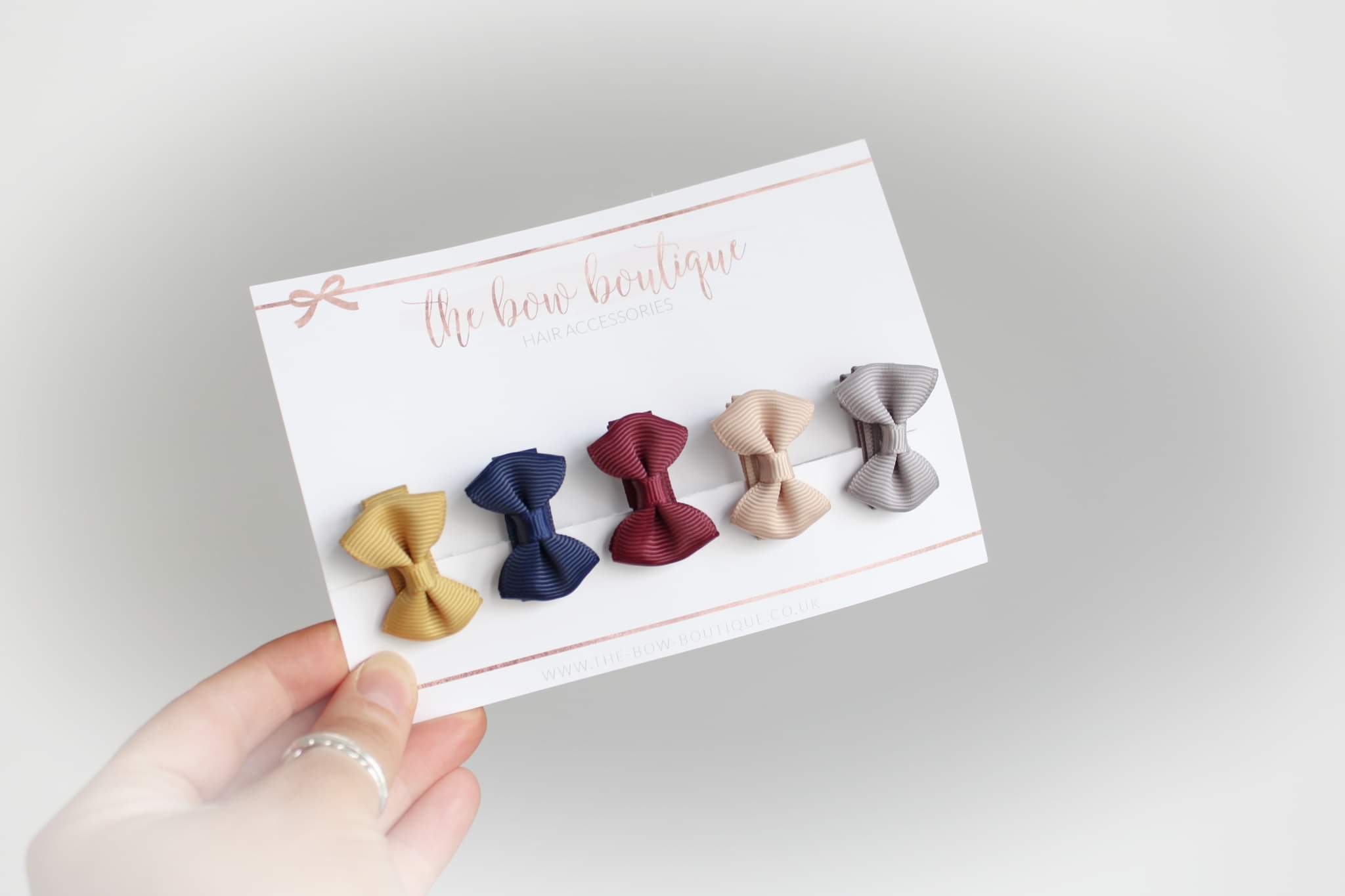 My first autumn mini pinch bows I Clips or bobbles