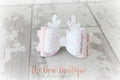 Pink antler bow clip
