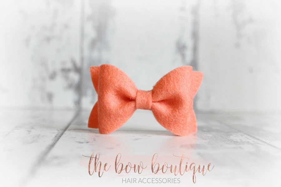 Small luxury felt bows | 25 Colours | Clip or headband