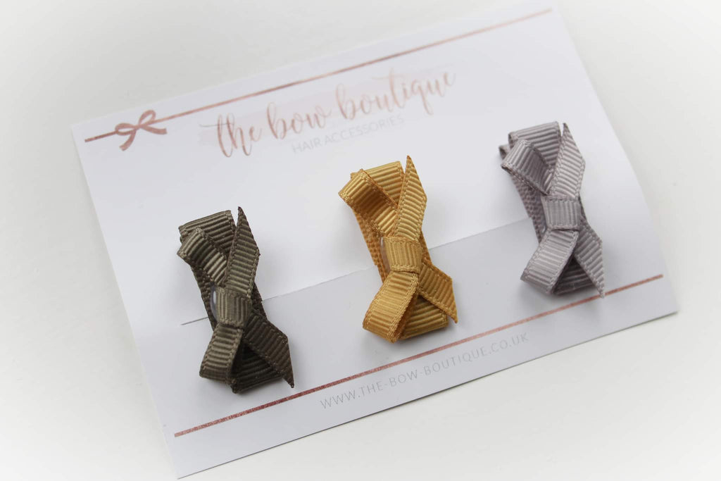 My first ribbon bow clip sets  | 9 sets