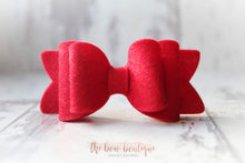 Load image into Gallery viewer, Chunky double felt bows (23 Colours)