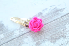 Load image into Gallery viewer, My first mini flower snappy clips (23 Colours)