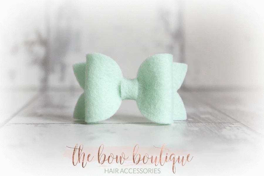 Mini deluxe felt bows | 25 Colours | Clip or headband