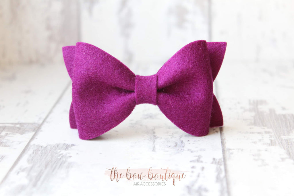 Large luxury felt bows | 23 Colours