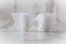 Load image into Gallery viewer, Small chunky glitter bows (25 Colours)