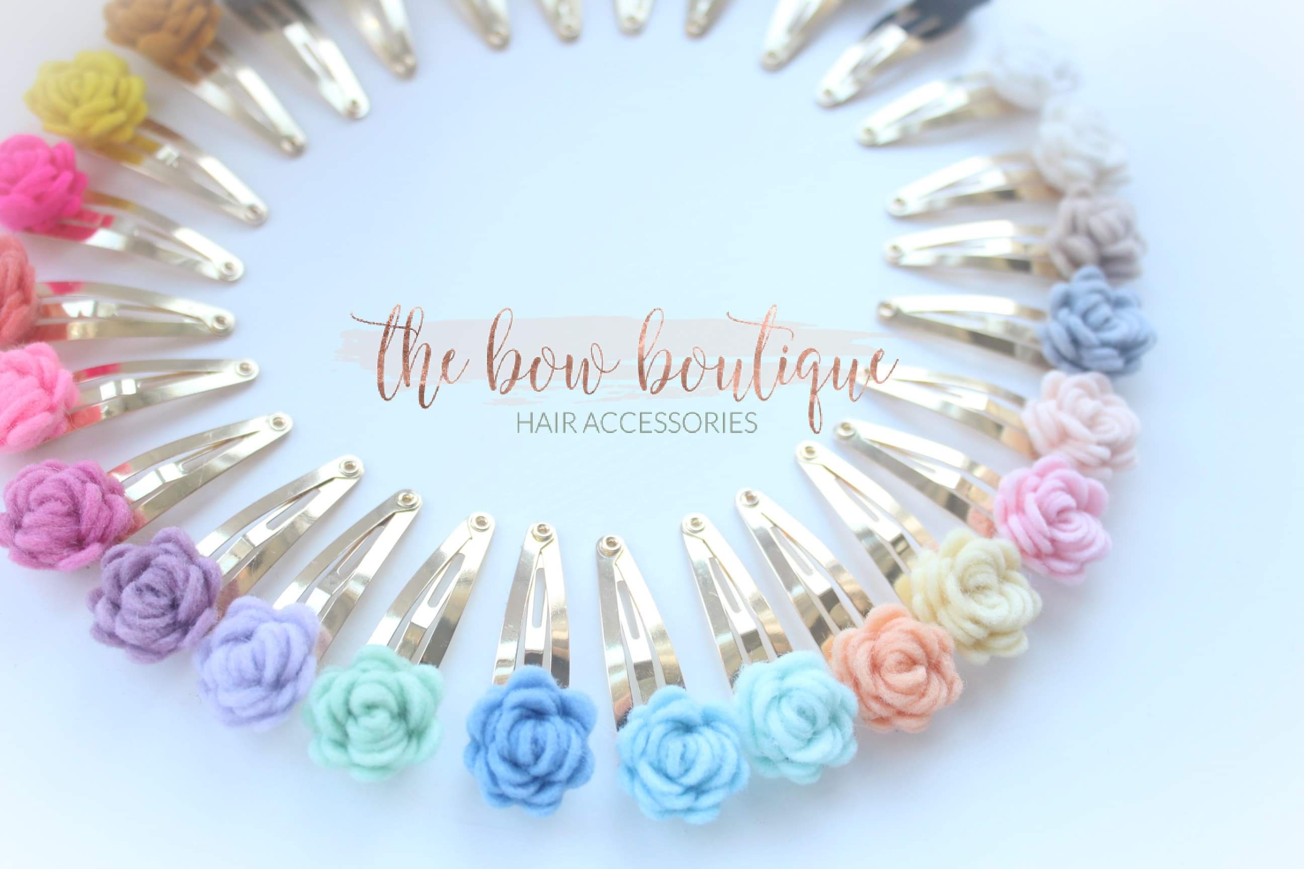 My first mini flower snappy clips | 24 Colours