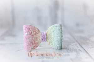 Mini glitter bows (25 Colours)