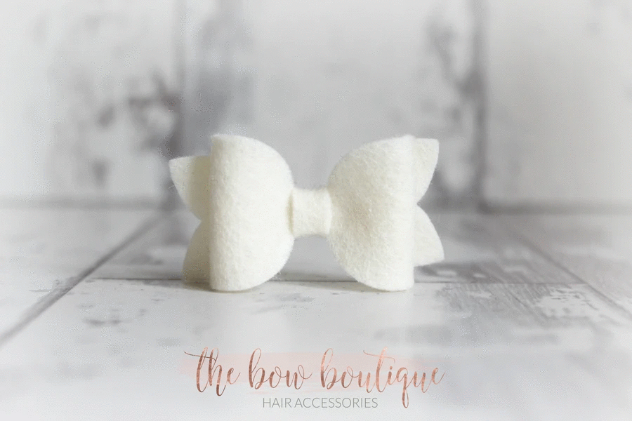 Mini deluxe felt bows | 25 Colours | Clip or headband