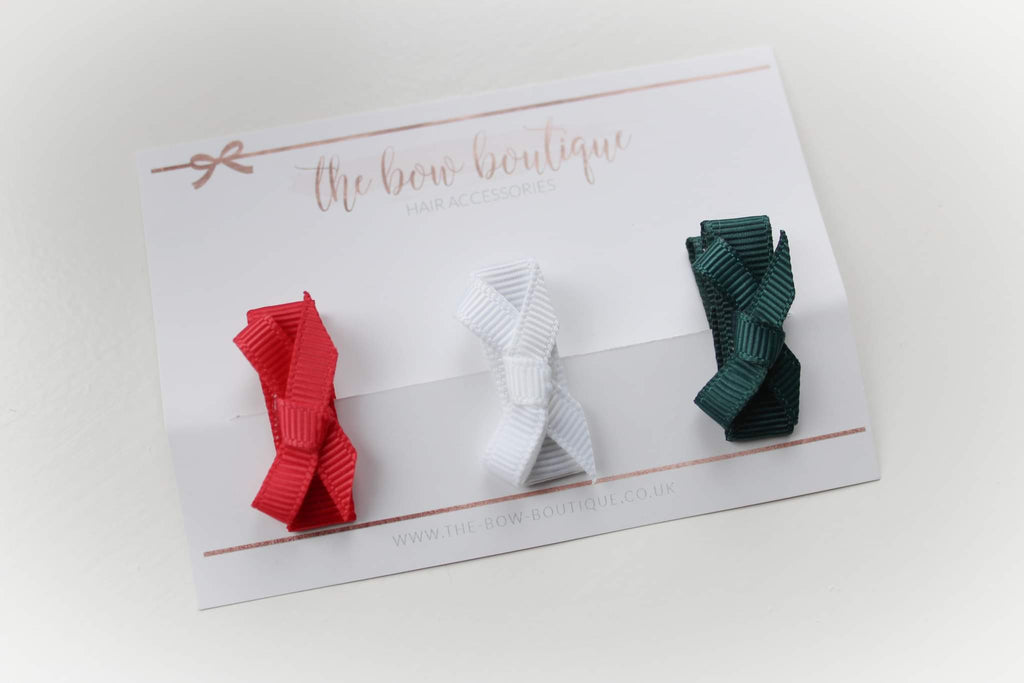 My first ribbon bow clip sets  | 9 sets
