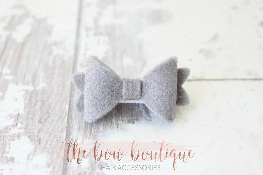 Mini baby felt bows | 25 Colours | Clip or bobble
