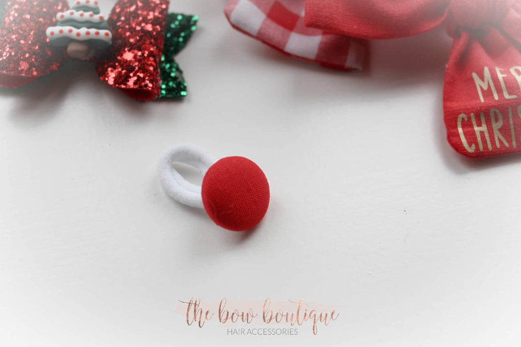 Red button bobble | 2 Sizes