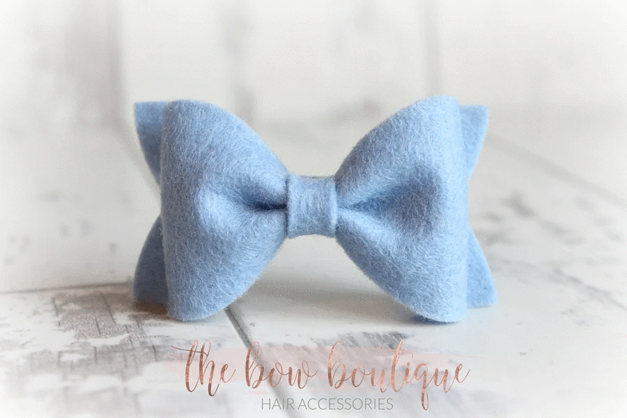 Small luxury felt bows | 25 Colours | Clip or headband