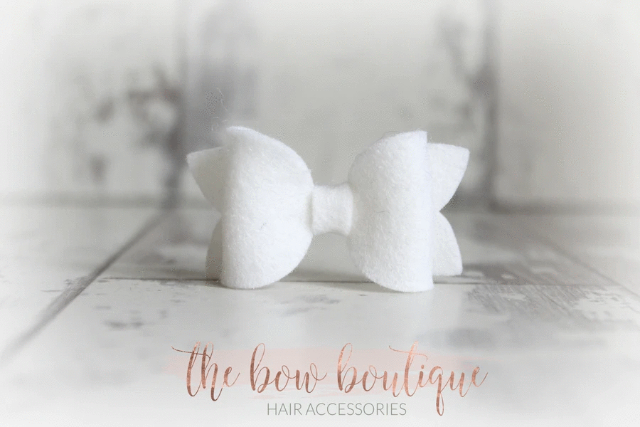 Mini deluxe felt bows | 25 Colours | Clip or headband